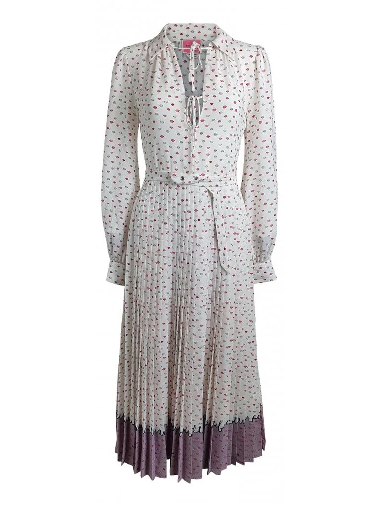 Kate Spade Lips Script Midi Dress